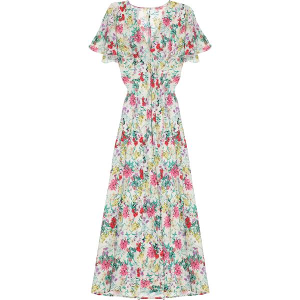 vestiti lunghi Imperial bianco a fiori