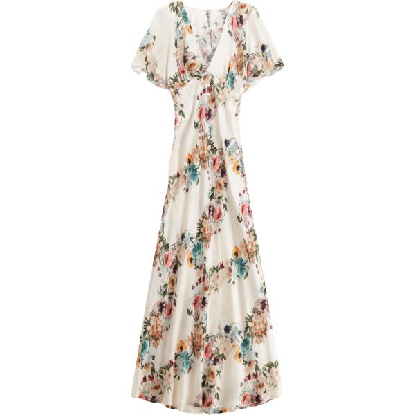 vestiti lunghi Imperial bianco a fiori