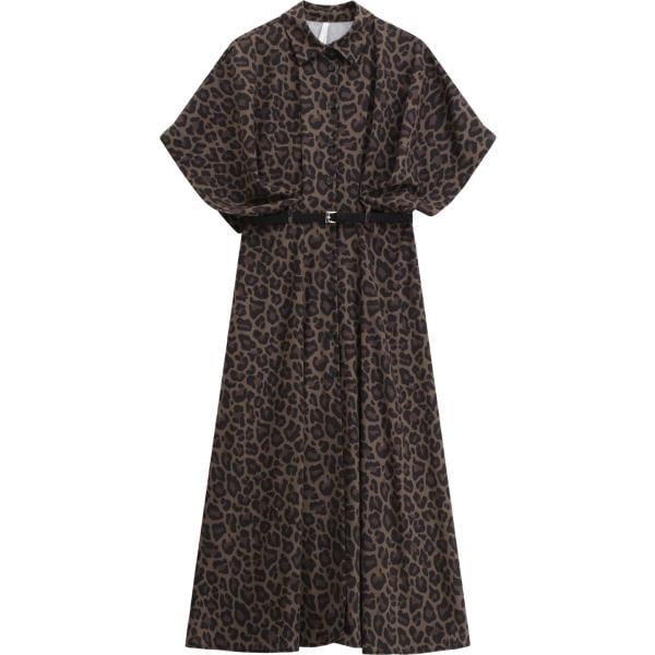 vestiti lunghi Imperial marrone animalier