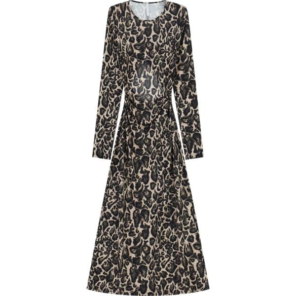 vestiti lunghi Imperial marrone animalier