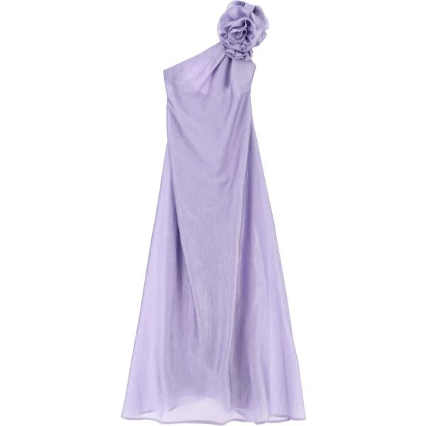 vestiti lunghi Imperial viola a fiori