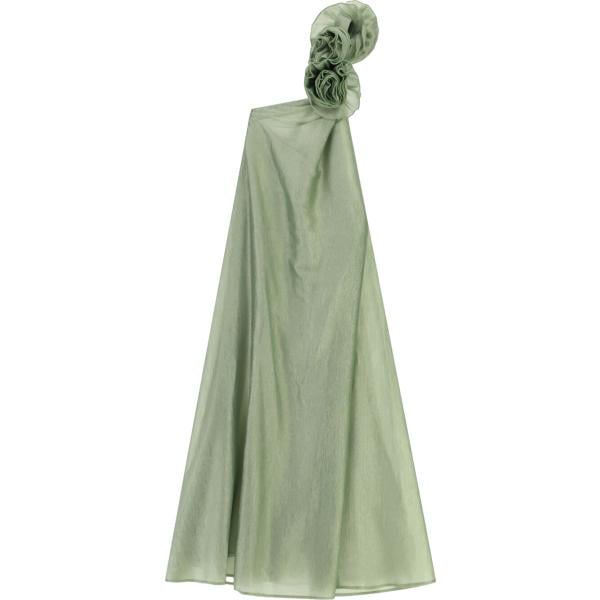 vestiti lunghi Imperial verde a fiori