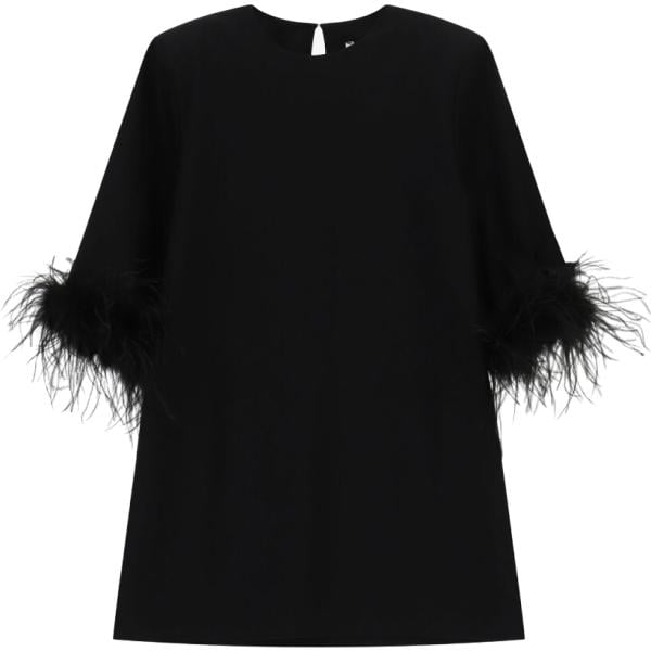 Vestito corto da donna in nero pece corto Imperial