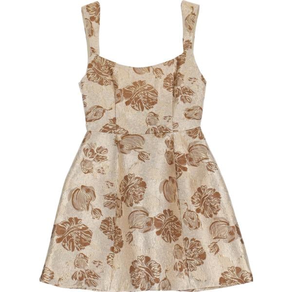 vestiti corti Imperial marrone con stampe