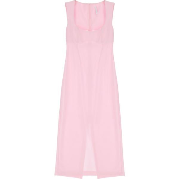 vestiti midi/longuette Imperial rosa tinta unita