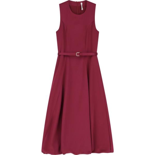 vestiti midi/longuette Imperial rosso tinta unita