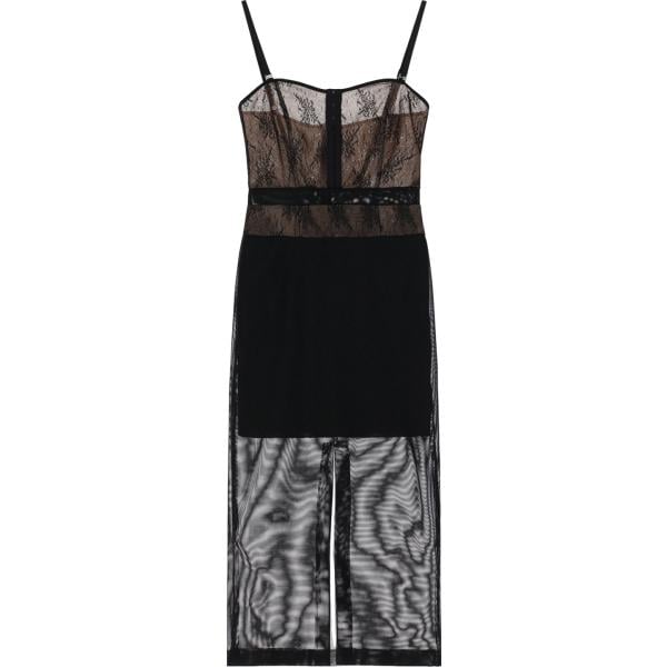 vestiti midi/longuette Imperial nero