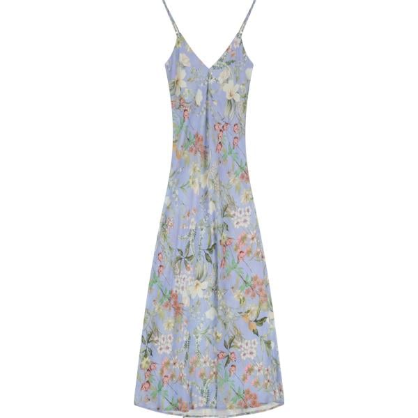 vestiti lunghi Imperial grigio a fiori