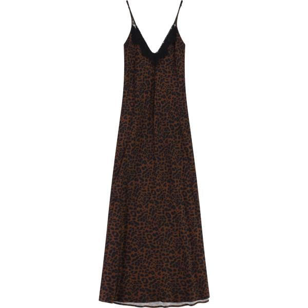 vestiti lunghi Imperial marrone animalier