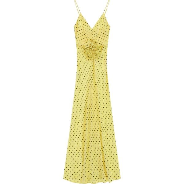 vestiti lunghi Imperial giallo con stampe
