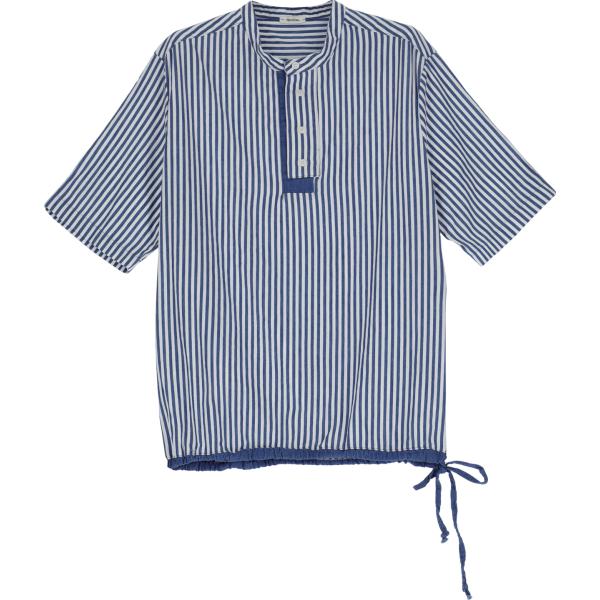 camicie a manica corta Imperial bianco a righe
