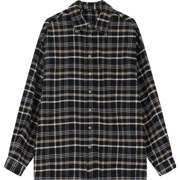 camicie Imperial nero a quadri