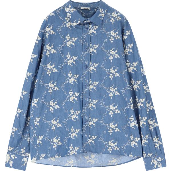 camicie Imperial blu con stampe