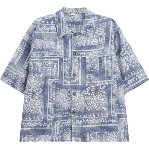 camicie a manica corta Imperial bianco con stampe