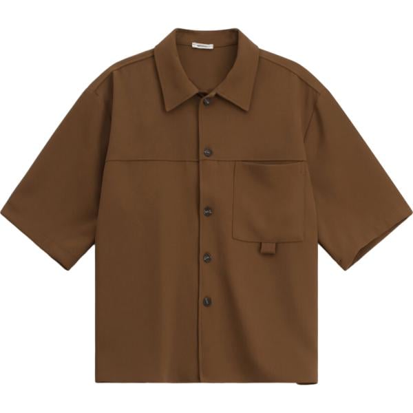 camicie a manica corta Imperial marrone