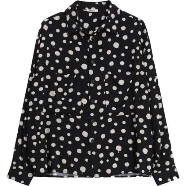 camicie Imperial nero con stampe