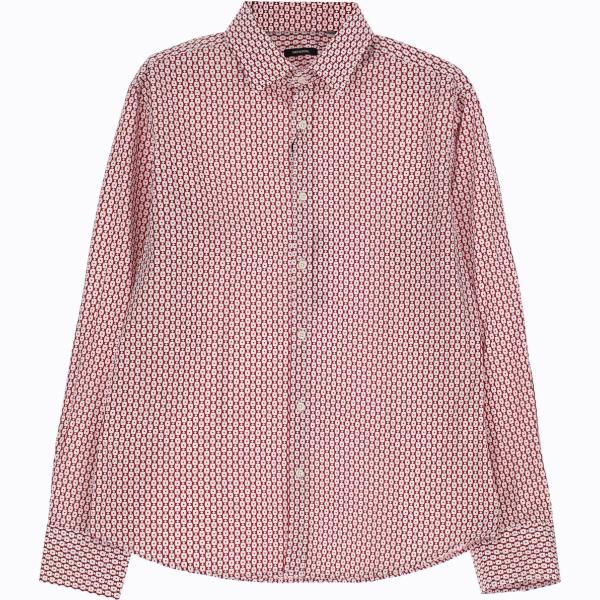 camicie Imperial marrone geometrica