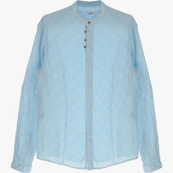 camicie Imperial blu tinta unita