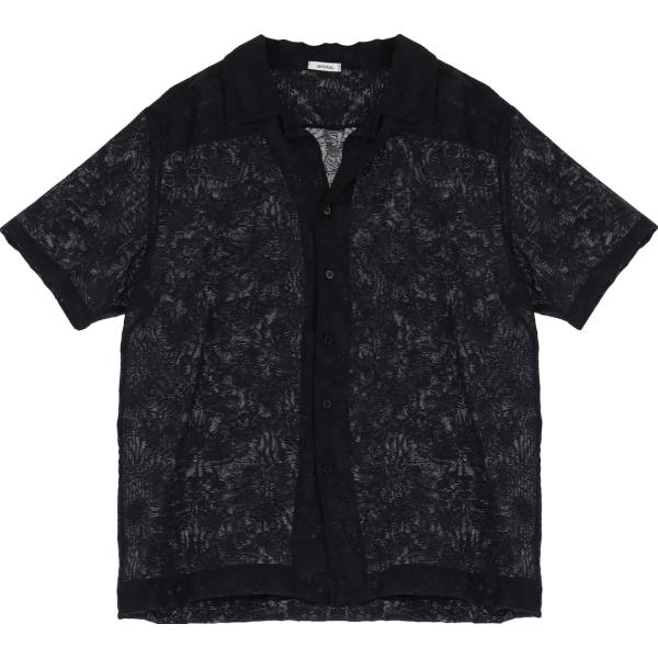camicie a manica corta Imperial nero con stampe