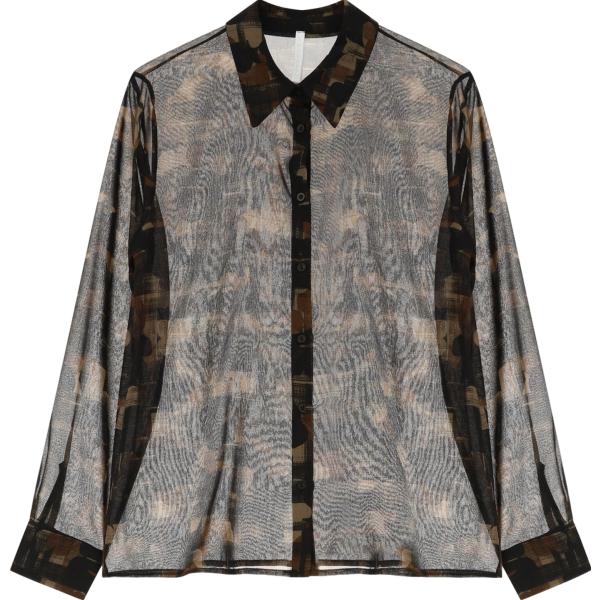 camicie Imperial grigio con stampe