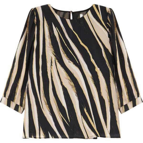 bluse Imperial nero con stampe