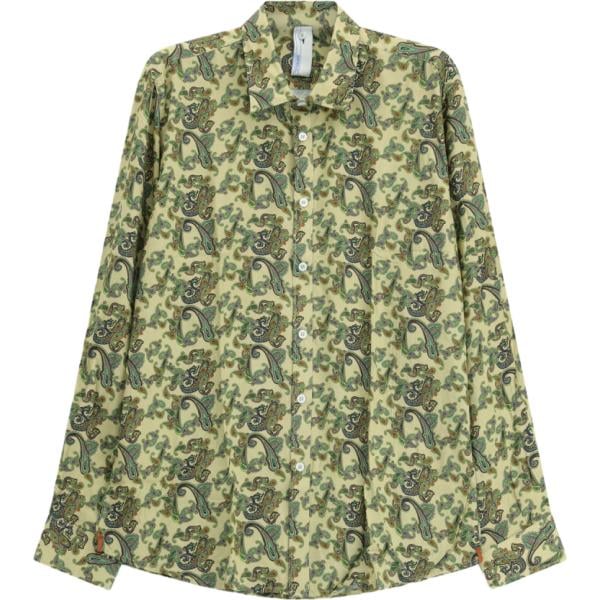 camicie Imperial verde con stampe