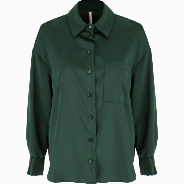 camicie Imperial verde tinta unita