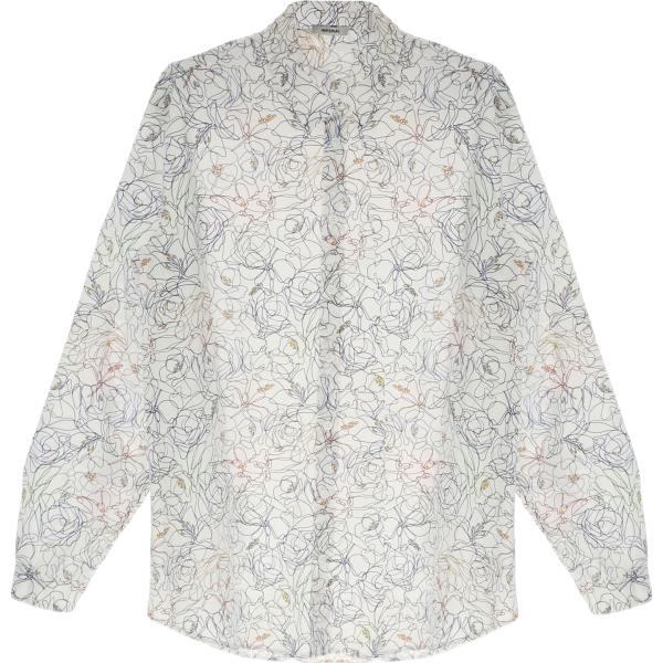 camicie Imperial bianco a fiori