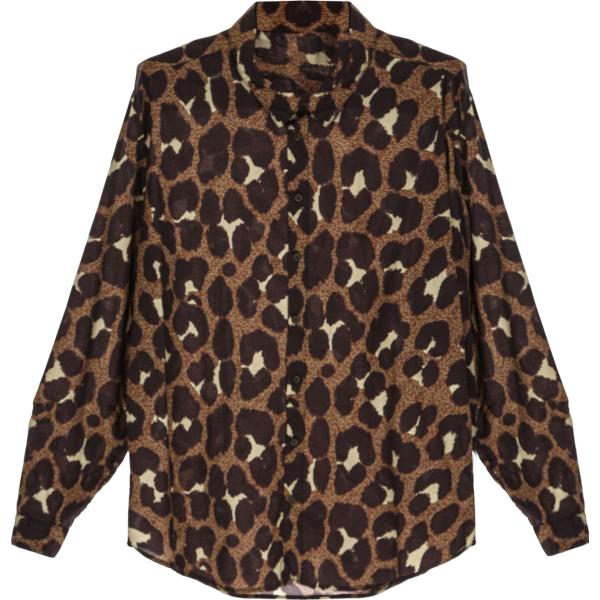 camicie Imperial marrone animalier