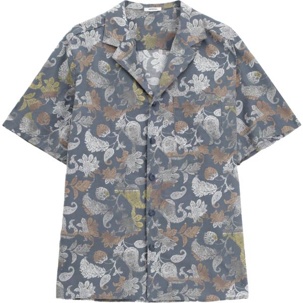 camicie a manica corta Imperial grigio con stampe