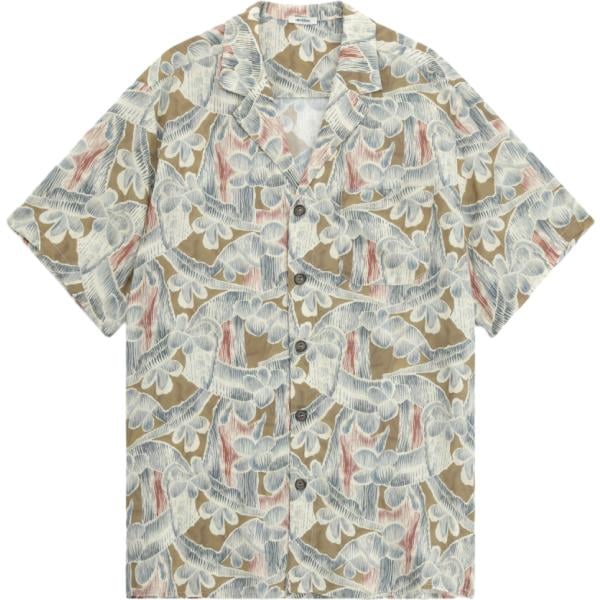 camicie a manica corta Imperial grigio con stampe
