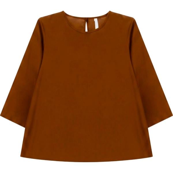 T-shirt da donna in marrone scuro Imperial