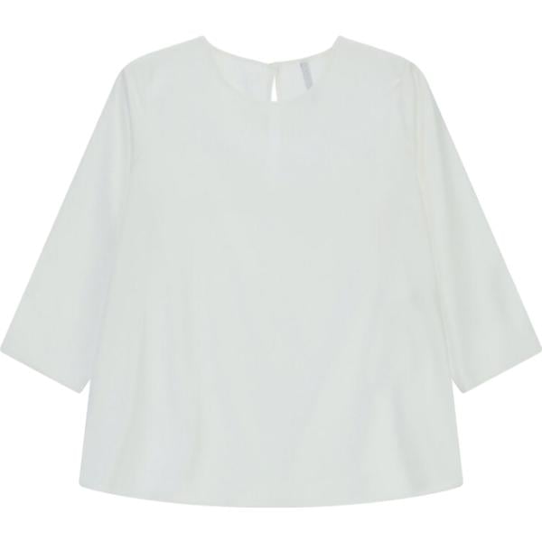 Blusa da donna in grigio chiaro girocollo Imperial