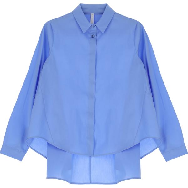 camicie Imperial blu tinta unita