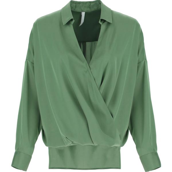 camicie Imperial verde tinta unita
