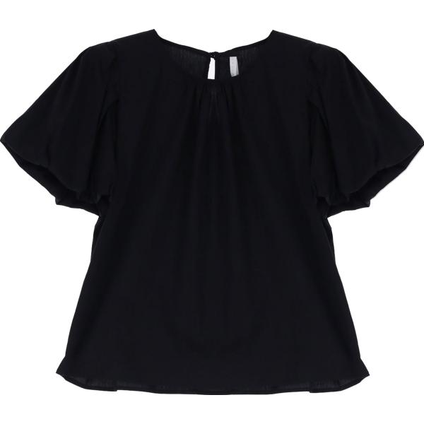 t-shirt Imperial nero tinta unita
