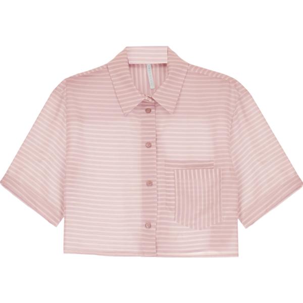 camicie a manica corta Imperial viola a righe