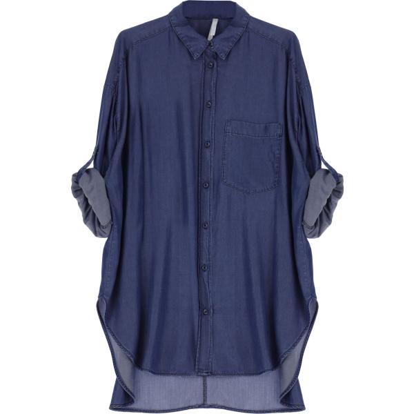 camicie Imperial blu tinta unita