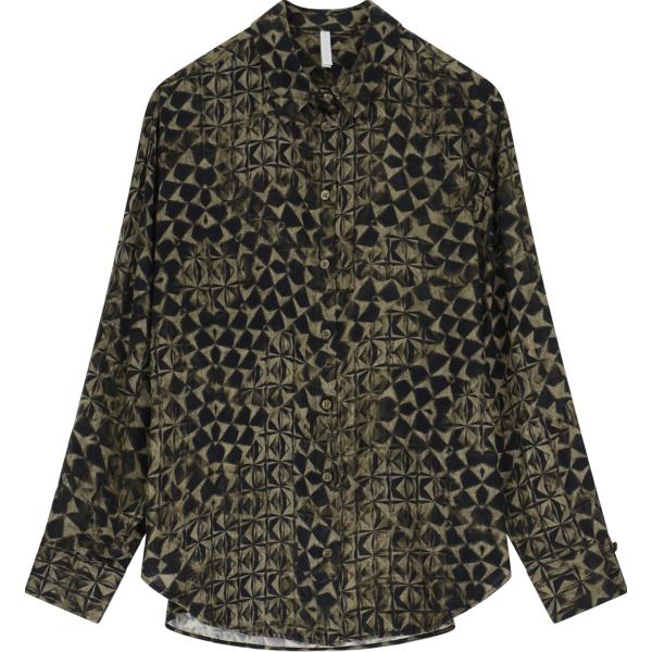 camicie Imperial nero con stampe