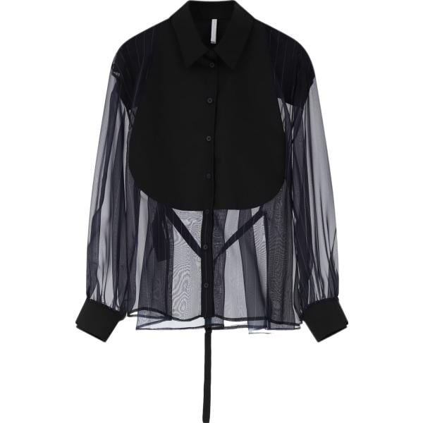 camicie Imperial nero a righe