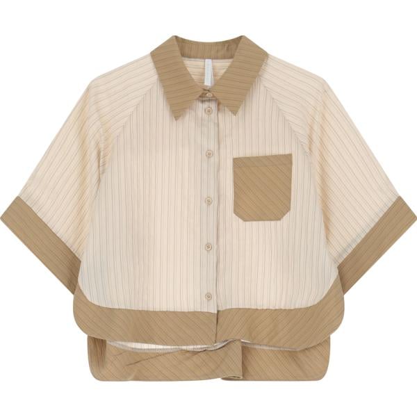 camicie a manica corta Imperial viola a righe
