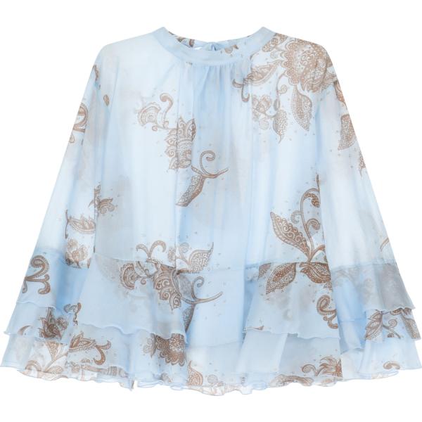 camicie Imperial blu con stampe