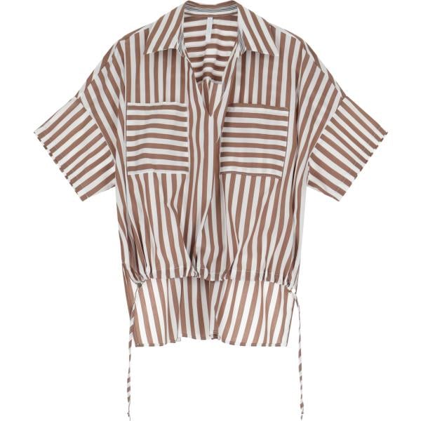 camicie a manica corta Imperial multicolore a righe