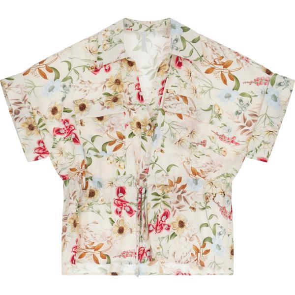 camicie a manica corta Imperial bianco con stampe