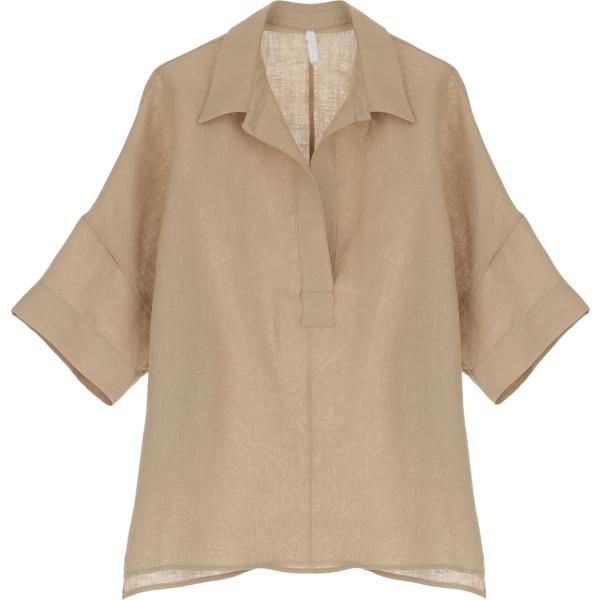 camicie a manica corta Imperial marrone