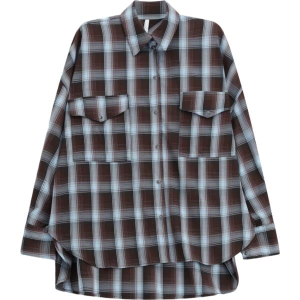 camicie Imperial grigio a quadri