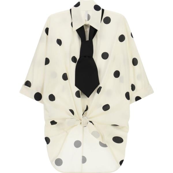 camicie a manica corta Imperial bianco con stampe