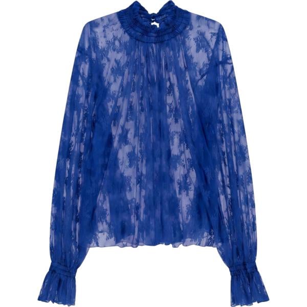 Top da donna in blu scuro a maniche lunghe Imperial