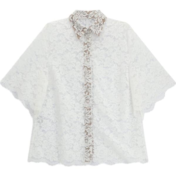camicie a manica corta Imperial bianco con stampe