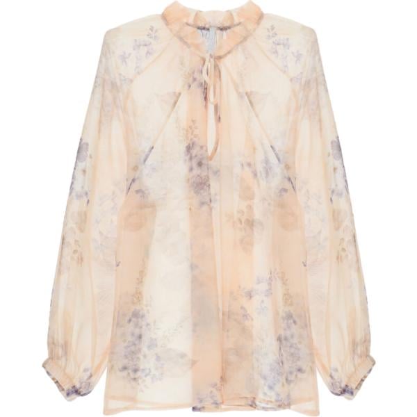 bluse Imperial marrone a fiori